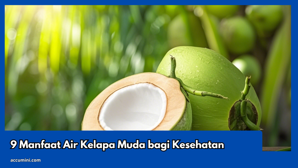 9 Manfaat Air Kelapa Muda bagi Kesehatan