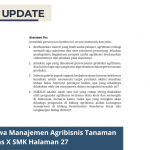 Jawaban Buku Siswa Manajemen Agribisnis Tanaman Kelas X SMK Halaman 27