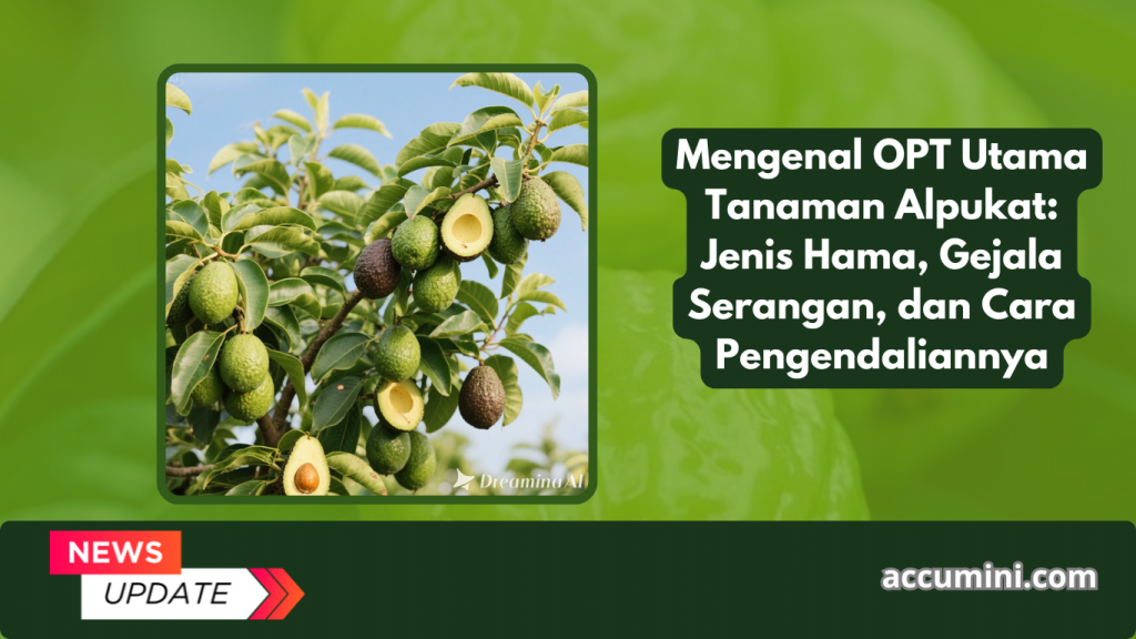 Mengenal OPT Utama Tanaman Alpukat: Jenis Hama, Gejala Serangan, dan Cara Pengendaliannya