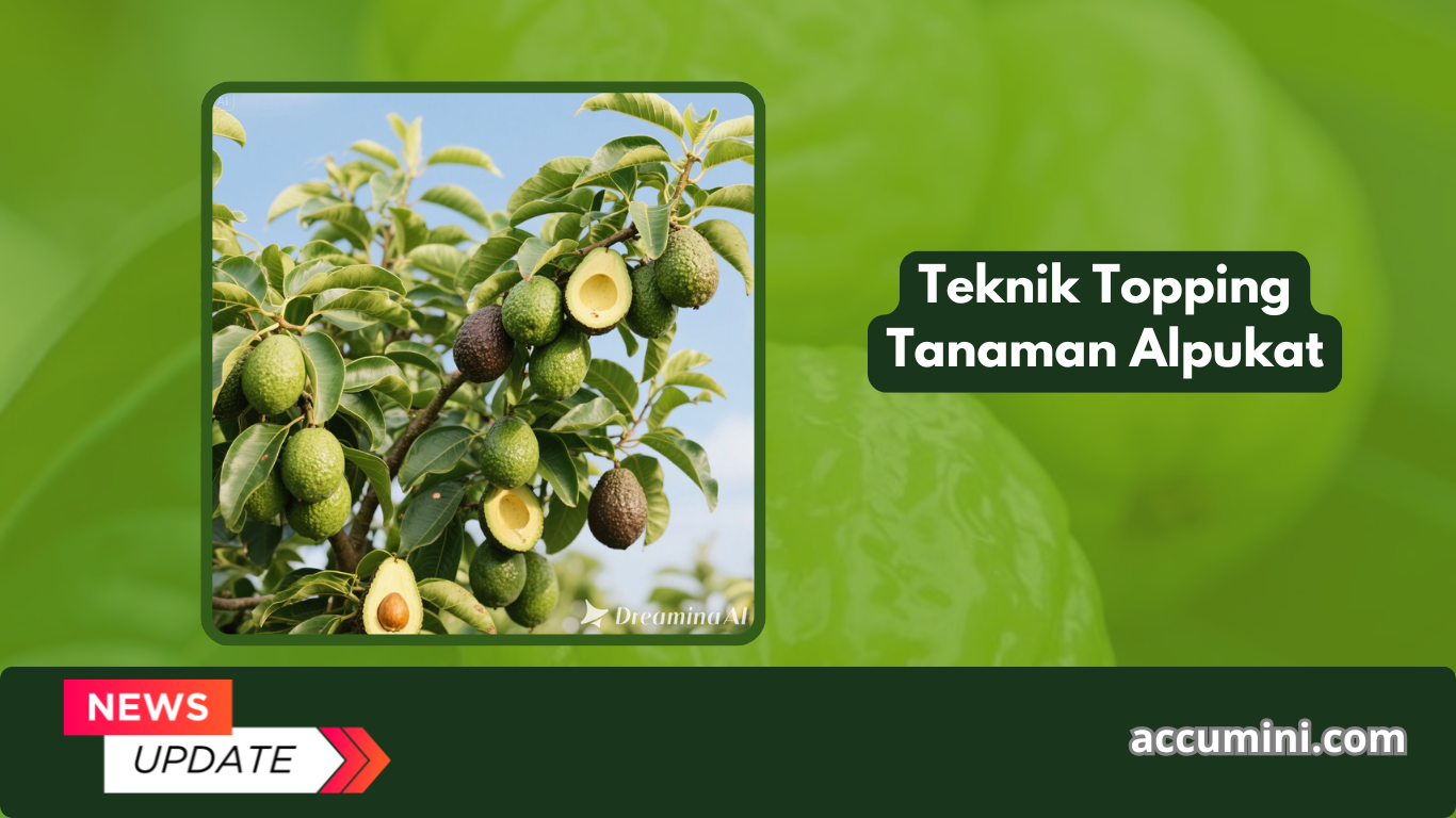 Teknik Topping Tanaman Alpukat